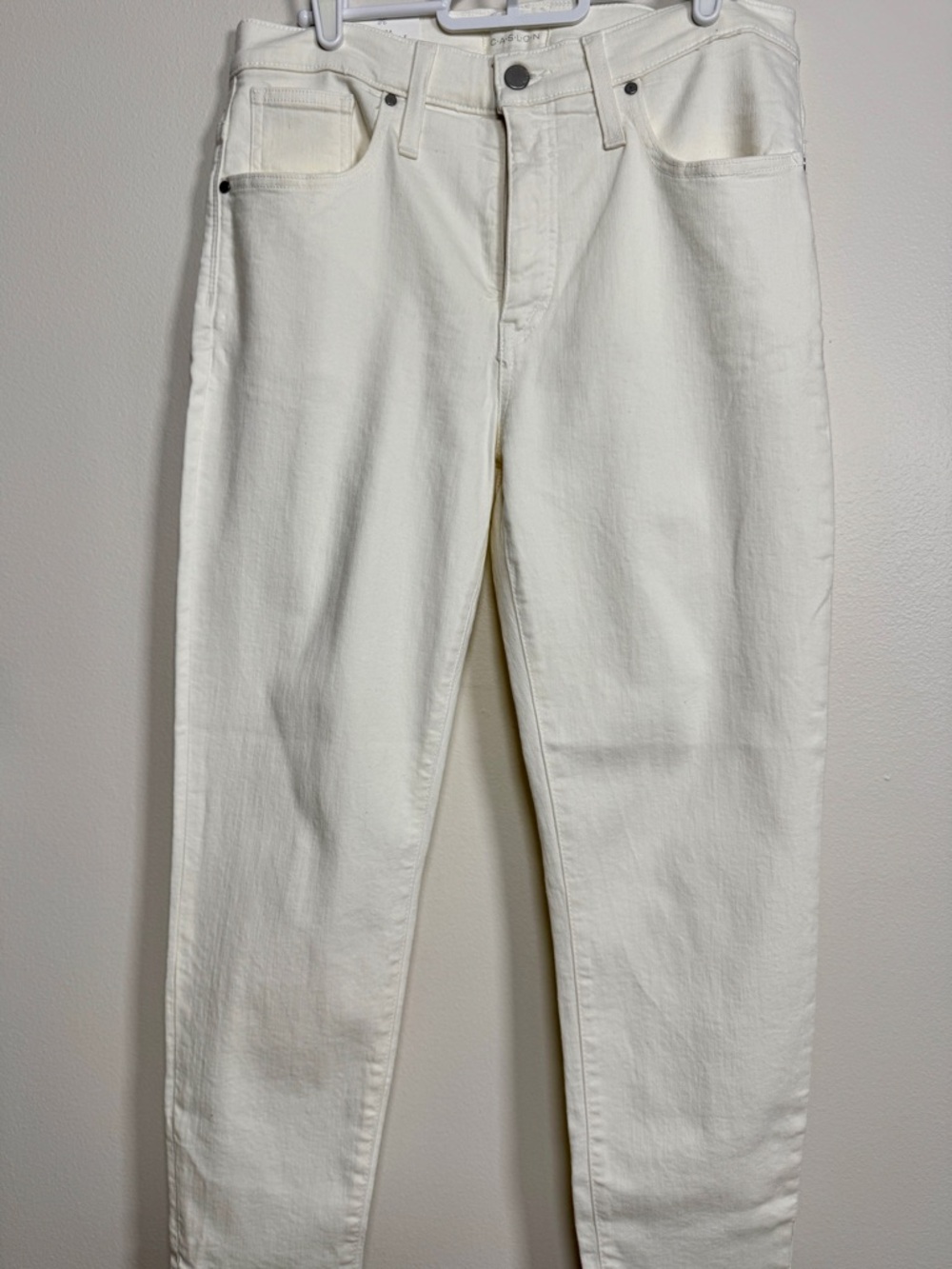 NWT Caslon White Ankle Skinny Jeans Women’s Size 30P Stretch Denim